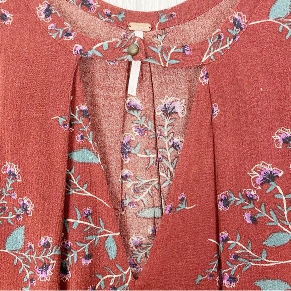 Free People | Floral Tree Swing Sleeveless Tunic Size Small - Picture 8 of 13